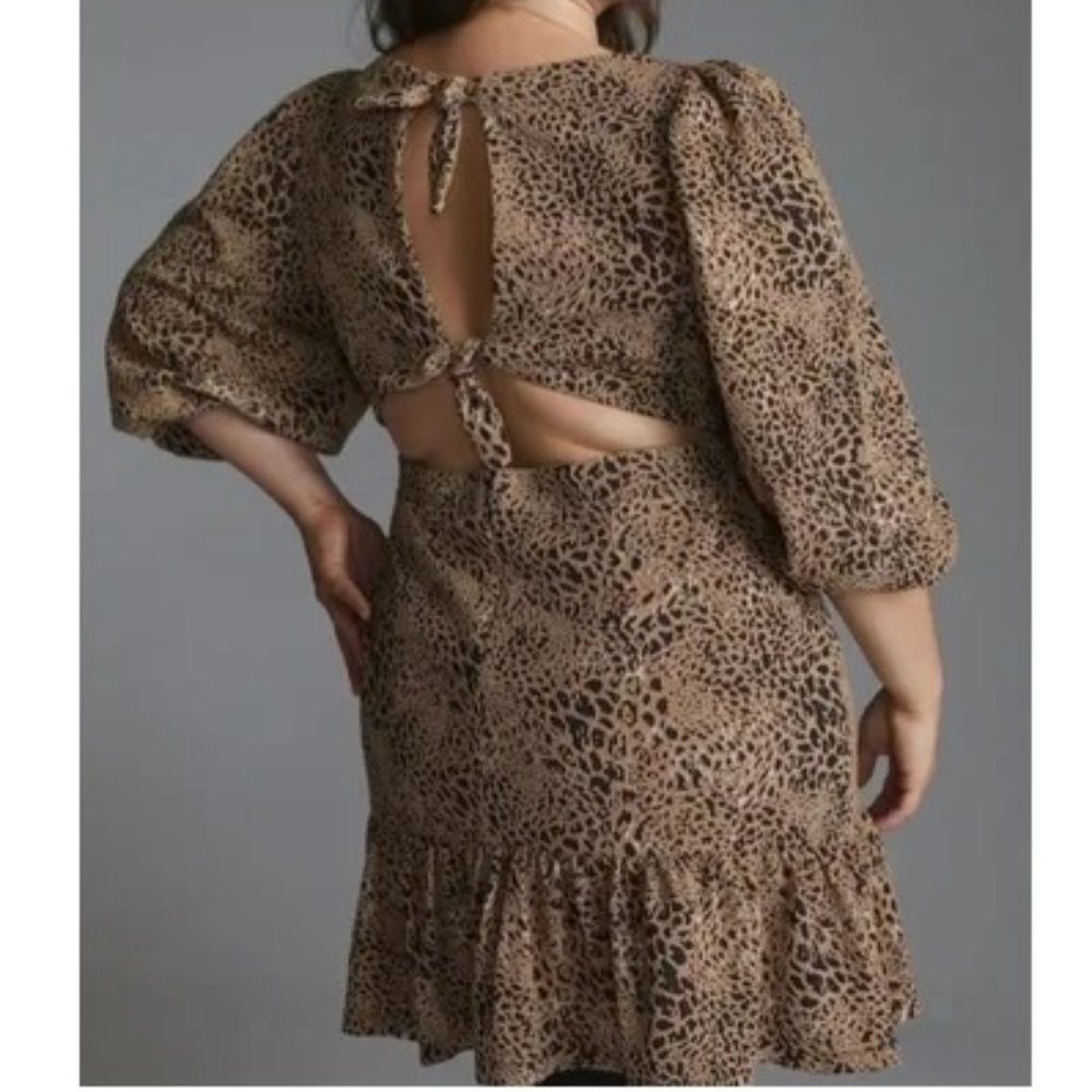 Maeve Cut-Out Mini Dress Plus Size - Picture 3 of 8